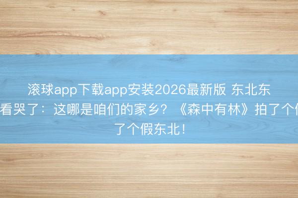 滚球app下载app安装2026最新版 东北东说念主看哭了：这哪是咱们的家乡？《森中有林》拍了个假东北！